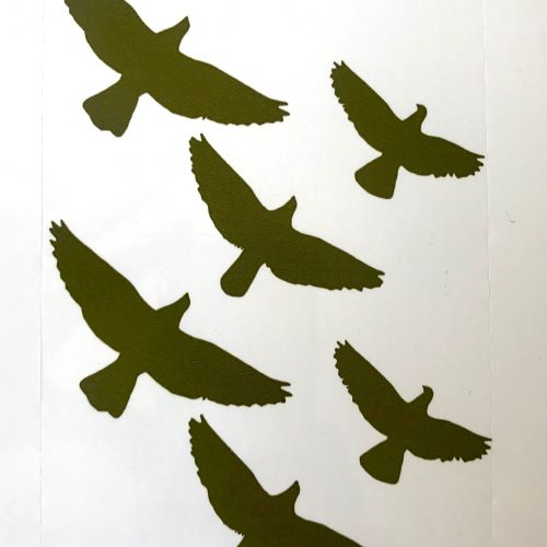 Stickers des oiseaux qui apportent les bonnes nouvelles